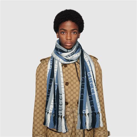 gucci vintage wool shawl|gucci scarf unisex.